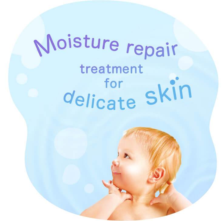 Moisture repair treatment for delicate skin